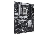 ASUS PRIME B760-PLUS motherboard, ATX, Intel Socket 1700, DDR5, PCIe 4.0, USB 3.2, M.2, HDMI/DP, stable power supply, versatile connectivity options, ideal for gaming and office use