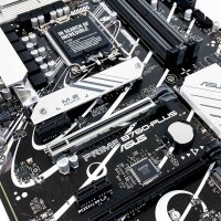 ASUS PRIME B760-PLUS motherboard, ATX, Intel Socket 1700, DDR5, PCIe 4.0, USB 3.2, M.2, HDMI/DP, stable power supply, versatile connectivity options, ideal for gaming and office use
