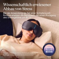 Therabody SmartGoggles 2. Gen, Intelligente Massagebrille, Augenmassagegerät mit Wärmefunktion, individuell anpassbar, App-Steuerung, Stressabbau, Entspannung für Augen und Schläfen, tragbar, modernes Design