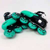 Kuxuan childrens inline skates M 35-39, adjustable, light-up wheels, for girls, boys & women, ideal for beginners, indoor & outdoor use, comfortable, safe, with a cool design for maximum skating fun