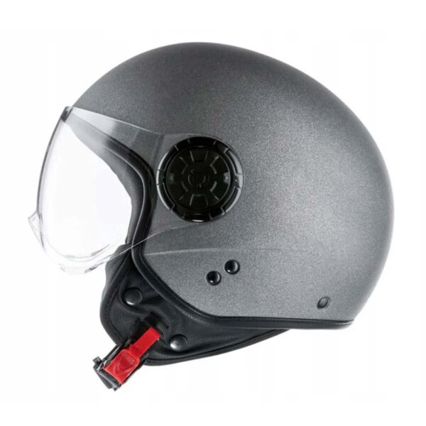 Crivit Jethelm DS-URBAN305 XL 61 – Leichter Motorradhelm, modernes Design, verstellbares Visier, komfortable Innenpolsterung, ideal für City-Fahrten, hohe Sicherheit, Belüftungssystem