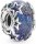 Pandora Charm 790015C00, silver, Murano glass, galaxy blue with stars, jewelry pendant, detailed, for bracelet, elegant design, sparkling accents, high-quality workmanship, ideal as a gift.