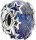 Pandora Charm 790015C00, silver, Murano glass, galaxy blue with stars, jewelry pendant, detailed, for bracelet, elegant design, sparkling accents, high-quality workmanship, ideal as a gift.