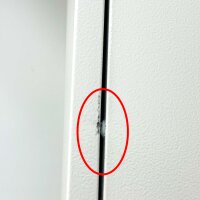 WELL HOME Recycling Bins 4x17L, 68L Total Volume, Matte White, Metal, for Waste Separation, Stackable, with Signs of Use (Scratches/Dents), Space-Saving, Durable, Ideal for Home or Office