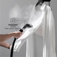 STEAMONE George 2 D-plug steam iron, powerful steam iron, compact, fast heating, ideal for clothes & textiles, easy handling, modern design, versatile use