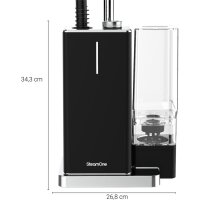 STEAMONE George 2 D-plug steam iron, powerful steam iron, compact, fast heating, ideal for clothes & textiles, easy handling, modern design, versatile use