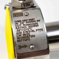 WIKA IVM2-48813567 Monoflange, 1/2" 300/600 RF, temperature range -55° to +210°C, stainless steel, compact design, for industrial applications, article number WO00097354