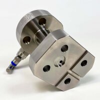 WIKA IVM2-48813567 Monoflange, 1/2" 300/600 RF, temperature range -55° to +210°C, stainless steel, compact design, for industrial applications, article number WO00097354