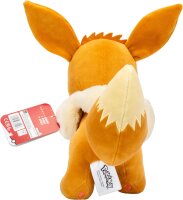 Pokémon Eevee Plush Toy 30cm – Cuddly toy, detailed, super soft, high-quality workmanship, ideal gift for fans, true-to-life design, plush figure for children and collectors