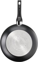 Tefal Unlimited frying pan 24 cm, induction, non-stick, scratch-resistant, with thermo-signal, aluminum, black design, model G2550402