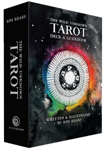 Wild Unknown Tarot Set, English, card deck & guidebook, original keepsake box, 78 cards, intuitive symbolism, modern design, spiritual self-reflection, high quality, gift idea, for beginners & advanced users