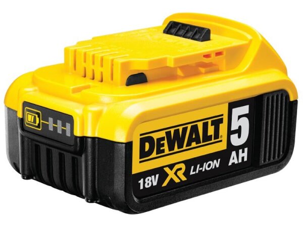DEWALT DCB184 18V 5.0Ah Li-Ion Battery, Replacement Battery, High Capacity, Durable, Compatible with XR Series, Fast Charging, Reliable Power Source for Power Tools