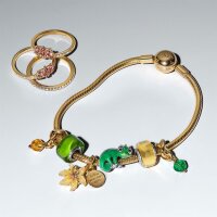 PANDORA Charm Silber Disney Rapunzel Pascal 793983C01 – Schmuckanhänger, detailreich, emailliert, kompatibel mit PANDORA Armbändern, inspiriert von „Rapunzel – Neu verföhnt“, liebevolles Geschenk für Fans