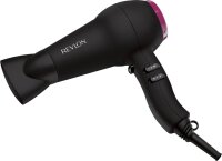 Revlon Haartrockner REV-019, 2000W, schwarz, leichtes Design, schnelles Trocknen, ergonomischer Griff, mehrere Heiz- und Gebläsestufen, Kaltlufttaste, ideal für flexibles Styling