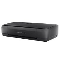 HP OfficeJet 250 All-in-One, mobile multifunction printer, model no., compact, wireless, print/scan/copy, battery-powered, minor signs of wear, ideal for on the go