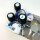 DRUVA®PUR MPLH0SSP003 relaxation station, Pure line, chrome-plated brass, inlet pressure 200 bar, outlet pressure 14 bar, for precise gas pressure control, robust design, ideal for industrial applications.