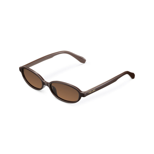 Meller Osei chocolate sunglasses, model no. 54, unisex glasses with brown frame, UV400 protection, fashionable design, comfortable fit, ideal for everyday wear and leisure, trendy accessory for style-conscious wearers