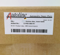 Autoline Reibscheibe K1 für Audi 0B5 DL501, 209mm, 28 Zähne, 2,3mm, passend für Gänge 1-3-5-7, Ersatzteil O-FRD-0B5-K1, Kupplungsscheibe Automatikgetriebe