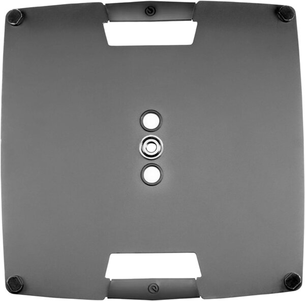 Gravity GLS331B, square steel stand, stable speaker stand, robust construction, modern design, non-slip rubber feet, height adjustable, ideal for studio and stage, black finish