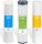 Express Water FLTWH2045CGS1 Water Filter Set, 3-Pack, Complete Home System, Replacement Filters, White, Easy Installation, Effective Filtration, Durable, Compatible with Many Systems, Reliable Water Purification