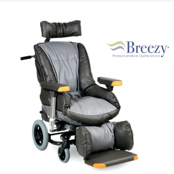 Breezy Nuage PLS Seating System – Comfortable seat for passive wheelchair users, ergonomic, individually adjustable, stable support, pressure-relieving, ideal for prolonged sitting, easy assembly, durable materials