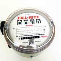 Fill-Rite TN740AN1CBA1LAI Fuel Meter, Mechanical, 4-Digit, 0.5-10 GPM, Robust Flow Meter for Diesel, Gasoline, Kerosene, Precise Measurement, Durable Housing, Easy Installation