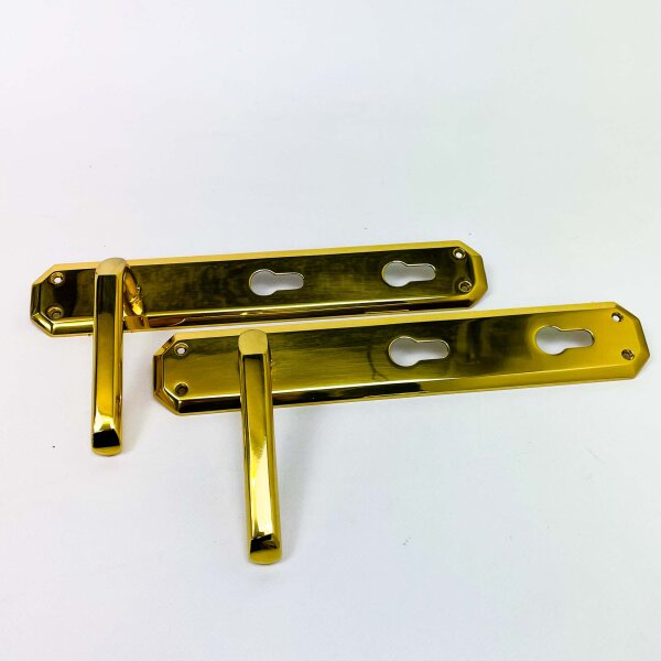 Orus 1235 Brillo left-hand door handle, model 295mm x 50mm, elegant design, durable material, comfortable grip, modern look, ideal for interior and exterior doors, high-quality workmanship