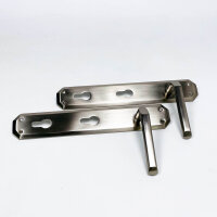 Orus 1235 right-hand door handle, satin nickel, model...