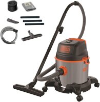 BLACK+DECKER BXVC20XE Nass-Trockensauger, 1400W, 20L,...