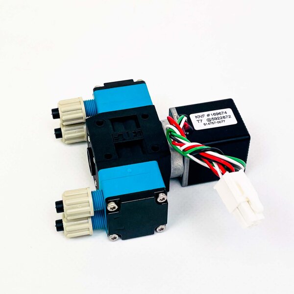 KNF PL18858-NFB 60 Diaphragm Pump, Liquid, 10-26.4V DC, 9.5W, 0.96-0.42A, max. 100kPa, IP30, adjustable 0-6V DC, compact, versatile