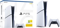Playstation®5 Slim Console, Model CFI-2016A, Gaming System, Ultra-Slim Design, 1TB SSD, 4K Graphics, Fast Processor, DualSense Wireless Controller, Blu-ray Drive, Wi-Fi, HDMI, USB Ports