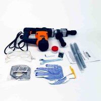 VEVOR Demolition Hammer 1400W, Model 19J, Electric Chipping Hammer, 2900 BPM, incl. Pointed & Flat Chisels, Ideal for Concrete, Slate, Versatile High-Performance Concrete Breaker, Robust Rotary Hammer for Construction & Renovation
