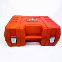 Fein KBM 50 Q magnetic core drilling machine, 2-speed gearbox, forward/reverse rotation, compact, powerful, precise drilling, versatile for metalworking, easy handling, robust design.