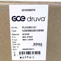 GCE Druva PLCIVBC121 Druckminderer, Eingangsdruck 50 Bar, Ausgangsdruck 4 Bar, präzise Druckregelung, robustes Design, geeignet für industrielle Anwendungen
