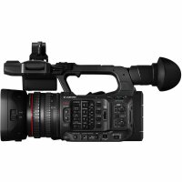 Canon XF605 Profi-Camcorder, 4K UHD, 1.0-Typ CMOS-Sensor, 15fach optischer Zoom, Dual Pixel AF, WLAN, Livestreaming, vielseitige Anschlussmöglichkeiten, kompakt und leicht für mobile Produktionen