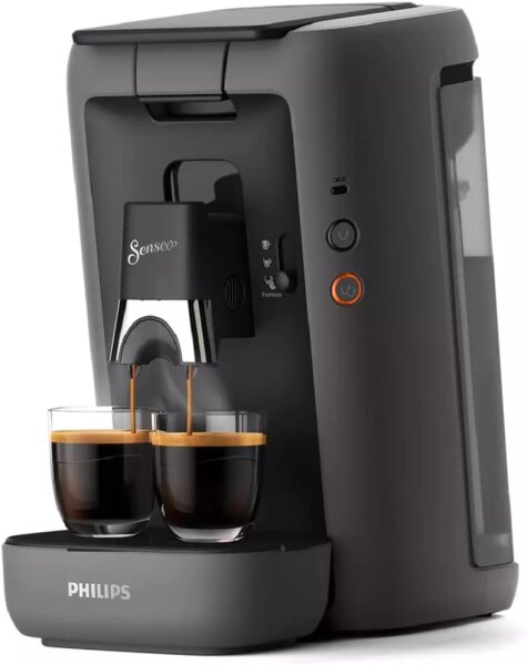 Philips SENSEO® CSA260/50 Kaffeepadmaschine, grau, mit Kratzern, kompakt, einfache Bedienung, für Kaffeepads, schnelles Brühen, individuelle Tassenfüllmenge, modernes Design