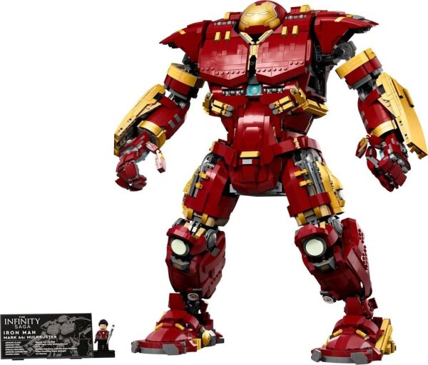 LEGO 76210 Hulkbuster Building Set, Marvel Infinity Saga, Collectors Model for Adults, Detailed Display Model, Moving Parts, 18+