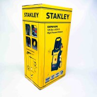Stanley SXPW16PE pressure washer, 1600 W, 125 bar, 420 l/h, incl. Patio Cleaner Deluxe & fixed brush, ideal for patios, vehicles & garden cleaning