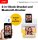 KODAK PD460 Photo Printer, 10x15cm, 50 sheets, docking station, Bluetooth, compatible with iPhone & Android, instant printing, 4-pass color sublimation, mobile photo printer