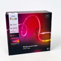 Philips Hue Flux Outdoor LED Lightstrip 6m, 30W, 3000lm, RGBW, 2000-6500K, wetterfest, flexible Gartenbeleuchtung, Modell 929004611002