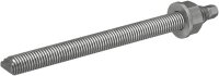 FISCHER RG M10x130 Ankerstange – Gewindestange, Stahl, 130mm Länge, M10, für Befestigungen in Beton und Mauerwerk, vielseitig einsetzbar, hohe Belastbarkeit