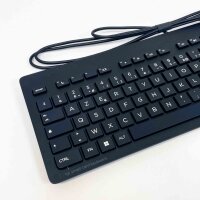 HP USB-Tastatur TPC-C001K, schlankes Design, AZERTY...