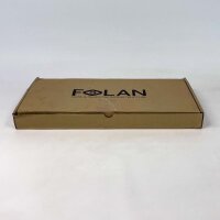 Folan 612471013, 2-pack of PORTO 1U optical drawers, right-swivel, 2 cassettes, 48 ​​SCA connectors, single-mode, plastic, fixed label holder, for fiber optic cabling, product type: patch panel