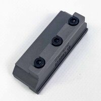 GARANT Abstech- & Einstechhalter 273991 16, Grundhalter mit abnehmbarer Klemmleiste, Schafthöhe 16mm, stabiler Werkzeughalter für präzises Abstechen und Einstechen