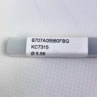 Kennametal B707A05560FBG Drill Bit 5.56mm, Carbide, KC7315, Precision Drill Bit, Long Tool Life