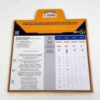 RHODIUS LD50 diamond cutting disc 230mm, 2.4mm thickness, 10mm segment height, for precise cutting of concrete, stone and building materials, durable, efficient, professional quality