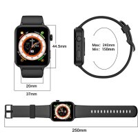 Blackview R30 Pro Fitness Smartwatch, Model R30 Pro, Sports Watch with Heart Rate Monitor, Sleep Tracking, Pedometer, Waterproof, Notifications, Long Battery Life, Black