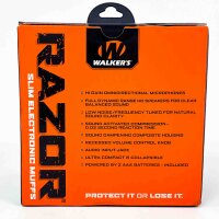 Walkers GWP-RSEM Razor Slim Electronic Hearing Protection, Black, slim design, noise reduction, volume control, comfortable padding, ideal for shooting sports and loud environments