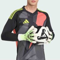 ADIDAS Torwarthandschuh JN5365, Modell PREDATOR GL PRO HYBRID LUCID, Größe 9.5, Gelb/Weiß/Schwarz, Profi-Grip, ergonomische Passform, Top-Ballkontrolle, innovative Hybrid-Schnitt-Technologie