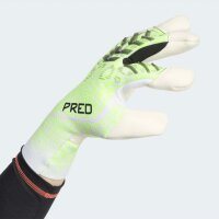 ADIDAS Torwarthandschuh JN5365, Modell PREDATOR GL PRO HYBRID LUCID, Größe 7, gelb/weiß/schwarz, Profi-Grip, ergonomische Passform, optimaler Ballkontakt, für ambitionierte Keeper